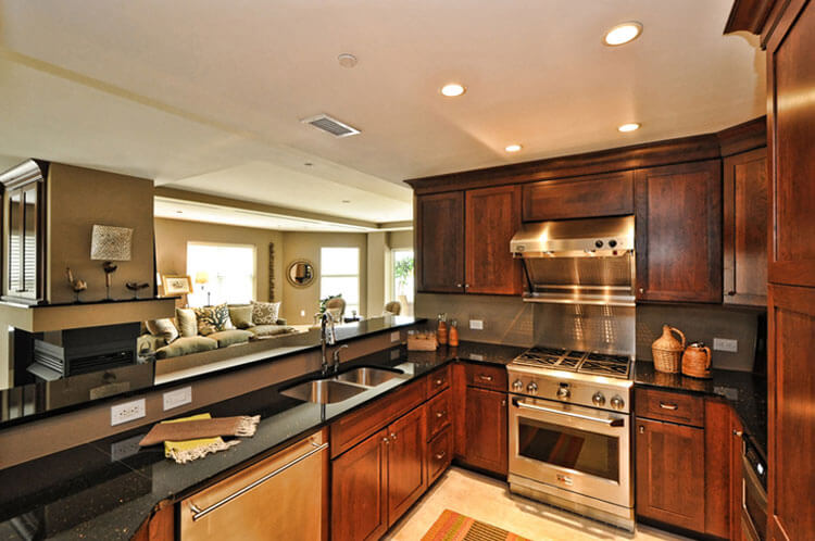 Remodeled kitchen